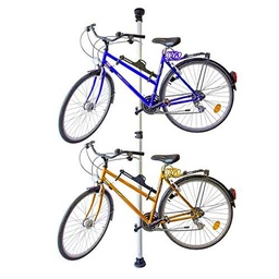 Relaxdays 10017182 - Portabicicletas telescópica para 2 bicicletas