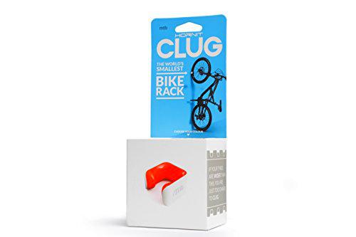 CLUG Soporte, Color Blanco y Naranja, Bicicleta de montaña, für MTB