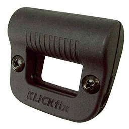 KlickFix Soporte de luz Clip para cestas Negro