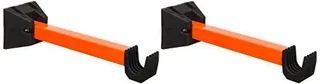 WOLFPACK LINEA PROFESIONAL 5411215 Soporte para Bici Pared Doble Gancho, Unisex
