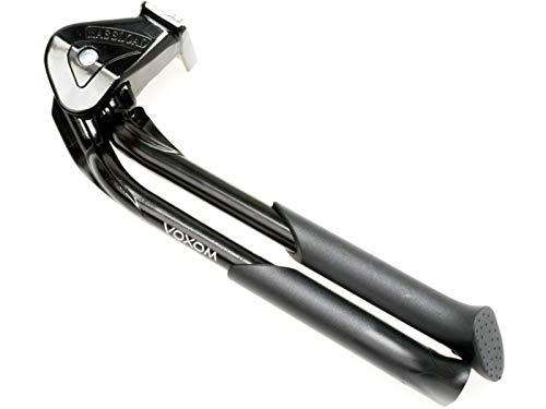 Voxom Uni frs4 Dos piernas Bicicleta Soporte, Negro