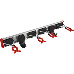 Bruns - Soporte de pared para herramientas (0,5 m, se incluyen 4 soportes y 2 ganchos)
