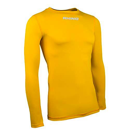 Rhino Tagless Baselayer Base, Unisex, Amarillo, L