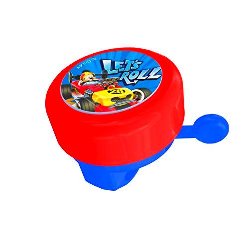 Disney Mickey Mouse - Timbre de metal para niño, rojo, 5 cm