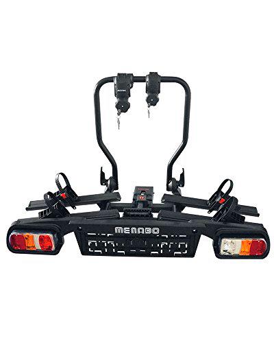 MENABO 000077400000 Alphard 2 Cancio Portabicicletas de Remolque de Acero, Multicolor