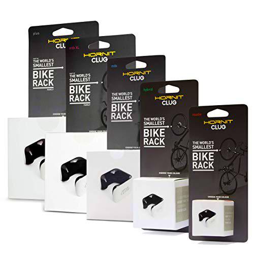Hornit CLUG CLUG - Support de vélo Mural- Le Plus Petit Porte-vélos au Monde -Facileà Installer (MTB