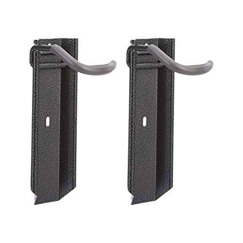 Amazon Basics Gancho para bicicleta, acero, gris martelé, 2 unidades