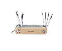 Kikkerland Wooden Fixie Hex Set retención de Bicicleta