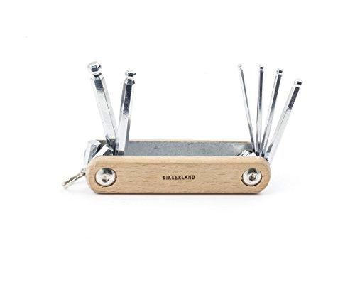 Kikkerland Wooden Fixie Hex Set retención de Bicicleta