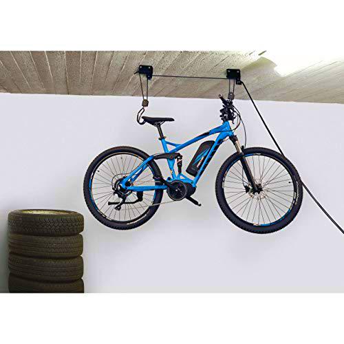fischer 50387 Soporte para bicicleta, Negro, 57 kg