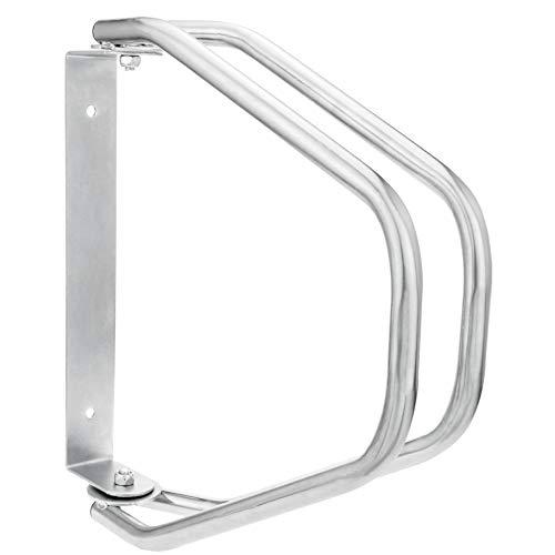 PrimeMatik BK21-0002-VCES Soporte para aparcar bicicletas en pared Aparcamiento orientable para 1 bici (BK21)