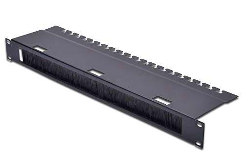 Prensaestopas DIGITUS con tira de cepillo y trampa de cables