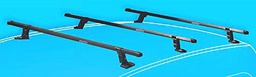 Montblanc 229610 Equipaje Bares Pro Rack Medium 310 - 3 Barras, Negro