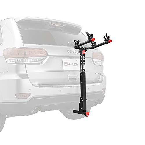 Portabicicletas Allen Sports Deluxe para 2 Bicicletas con Montaje de Remolque con Bloqueo