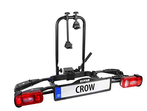 Eufab 11563 Crow - Portabicicletas parcialmente premontado