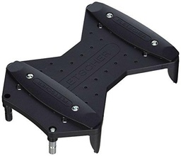 Pletscher 2128310500 Rueda Trasera Cesta, Plata, 40 x 31 x 22 cm