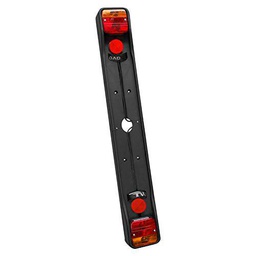 Twinny Load 7913023 Portabicicletas Placa de Luces para Easy, Negro