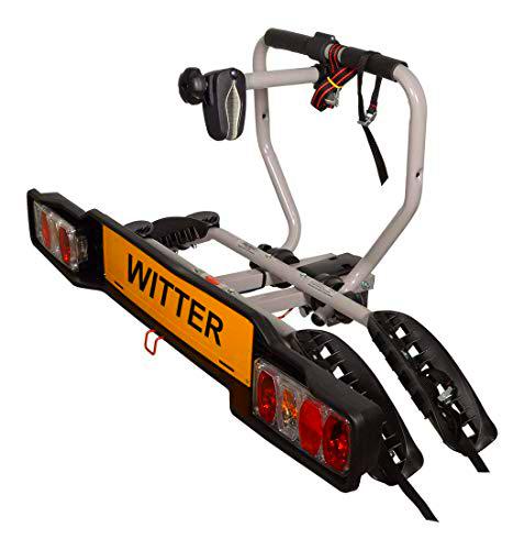 Portabicicletas ZX202EU - Portabicicletas atornillado montado sobre el Enganche de Remolque para 2 Bicicletas