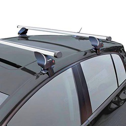 Twinny Load Juego de Barras de Techo de Aluminio A56 Compatible con Mercedes Varios Modelos (para Coches sin Barras longitudinales)