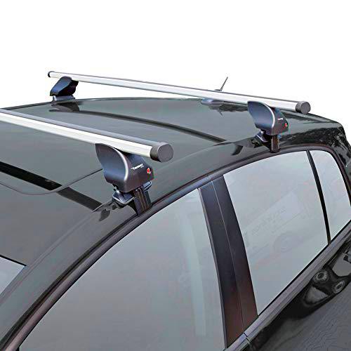 Twinny Load Juego de Barras de Techo de Aluminio A56 Compatible con Mercedes Varios Modelos (para Coches sin Barras longitudinales)