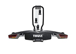 Thule EasyFold XT 3, Portabicicletas para bola de remolque totalmente plegable