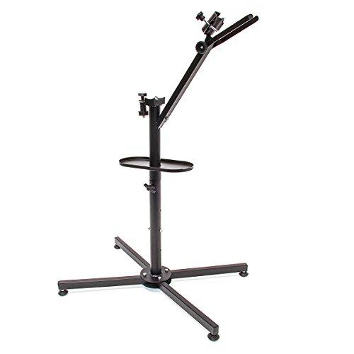 Relaxdays Soporte de Reparación de Bicicletas, Altura Ajustable