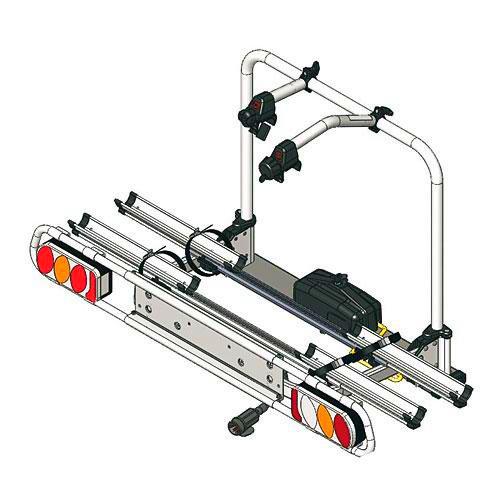 Fabbri 6201940 Bici Exclusiv Deluxe 2 - Portabicicletas de Enganche