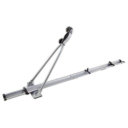 PORTABICICLETAS Universal Doble POMO SUJECCIÓN ANTIRROBO Color Gris