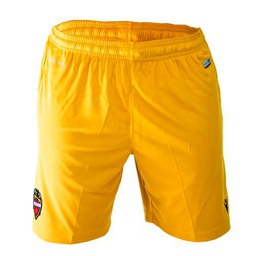 Levante UD | Pantalones Cortos Oficiales del Club | Tercera Kit | Temporada 2021-22 | Poliéster | Ocre | Talla M