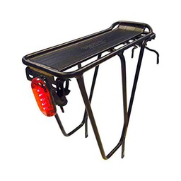 Tortec Supertour - Estante Trasero Unisex, Color Negro, 26-700C