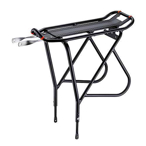 Ibera PakRak Bicicleta Touring Carrier Plus +, Frame-Mounted para Mayor Parte Superior y Cargas Laterales