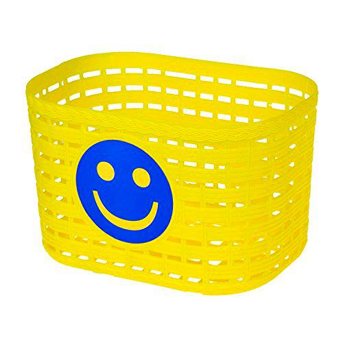 M-Wave Niños VR plástico Cesta, Amarillo, 20 x 14 x 13 cm