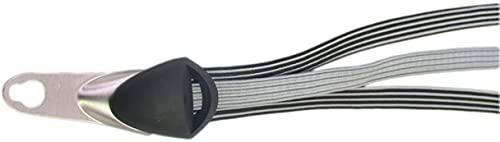 BIBIA Unisex - Adulto Correa tensora Negro Gris 3 vías