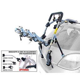 Peruzzo 378/3 Acero Portabicicletas Trasero Paar 3 Bicicletas