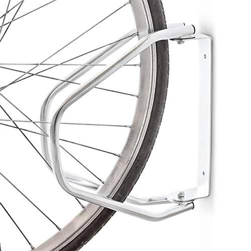 Relaxdays Soporte Bicicletas Pared, Plegable, Regulable, hasta 25