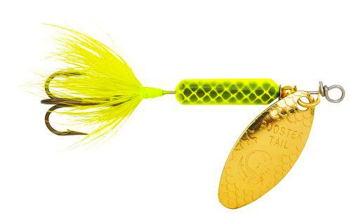 Yakima Bait 214-chr Rooster Tail Spinner en línea, 3 Pulgadas