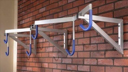 Unbekannt Colgador para 6 Bicicletas, Gris, 200 x 35 x 55 cm (B138C)