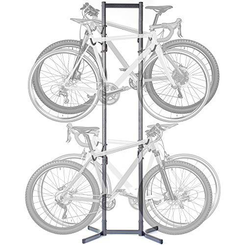 Delta - Soporte de gancho para bicicleta, unisex, color gris, estándar