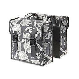 Basil Blossom Botanica - Alforja Doble Estampada para Bicicleta (35 L