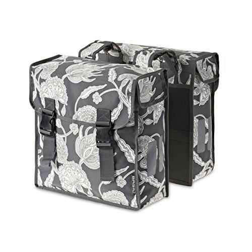 Basil Blossom Botanica - Alforja Doble Estampada para Bicicleta (35 L