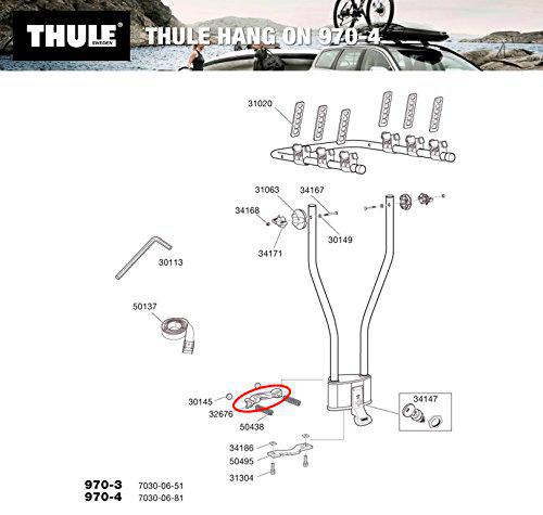 Thule TH32676 Soporte, Unisex Adulto, Multicolor, Talla Única