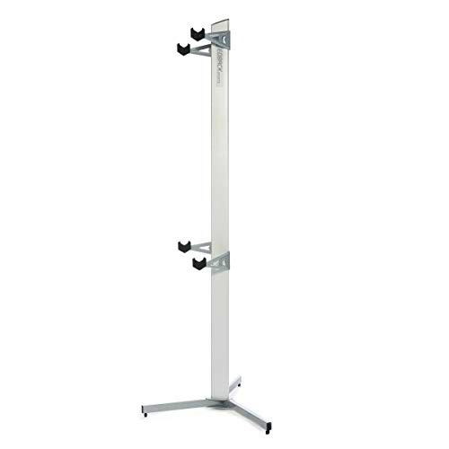 FEEDBACK SPORT Velo Cache (2-Bike Storage Rack) Silver