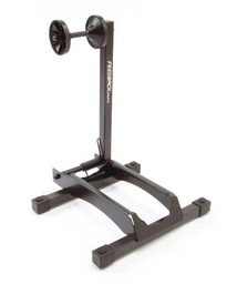 Feedback Sports Caballete Fat Rakk Ajustable Mecanismo de Muelle Negro (de pie)