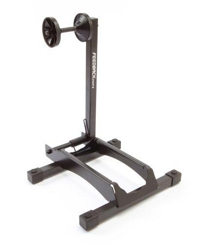 Feedback Sports Caballete Fat Rakk Ajustable Mecanismo de Muelle Negro (de pie)