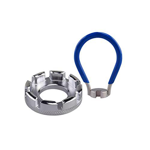 Lumeiy Llave de Radio de Bicicleta de Acero tamaño 10-15 Llave de Radio Universal para Bicicleta con Llave de Radio