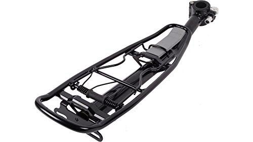 AtranVelo Unisex - Adulto Active Seatpost AVS Portaequipajes Negro, 24"-29"