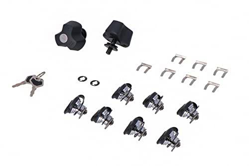 Trax Lock Set with Anti-Theft Protection Pro 9 Matching Locks, 2 Keys