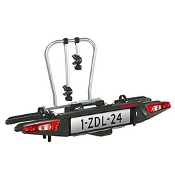 Yakima FOLDCLICK 2 Car bicycle holder Montaje de enganche trasero Negro, Metálico