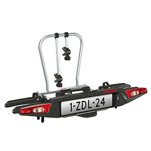 Yakima FOLDCLICK 2 Car bicycle holder Montaje de enganche trasero Negro, Metálico