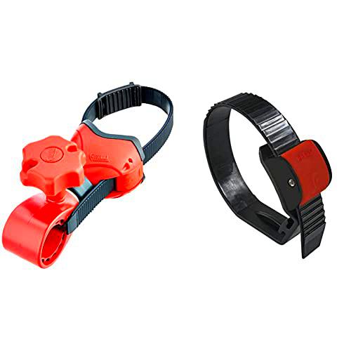 Fiamma Fahrradhalter Bike Block Pro 1 Rot + Carry Bike Spezialriemen Quick-Safe